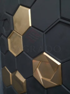 Гипсовые 3д панели Соты от Sagrado