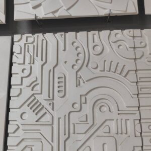 Гіпсова 3D-панель «Механіка»