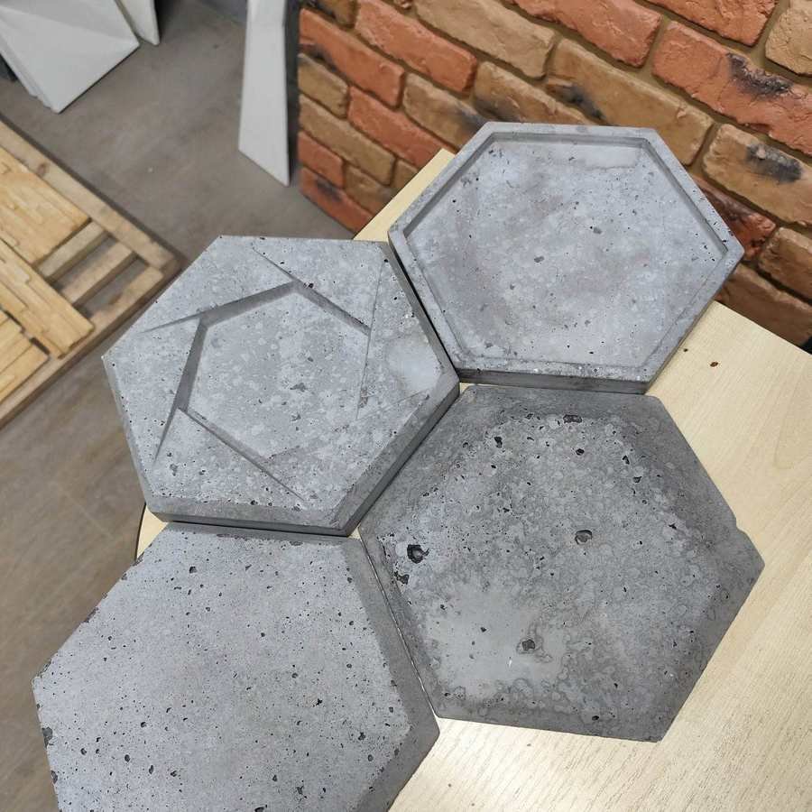Гіпсові 3D-панелі «Стільники» під бетон